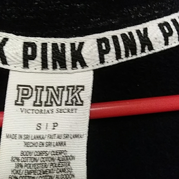 Vs Pink hoodies Sz S/P Full and 1/4 zip - Picture 5 of 6